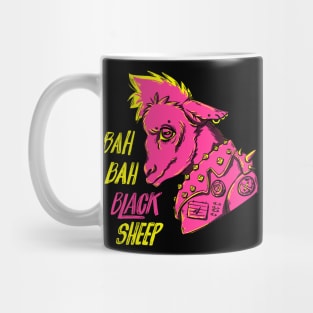 Bah Bah Black Sheep (Magenta and Yellow) Mug